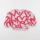 Zara - sweat rose, rouge - 2 ans