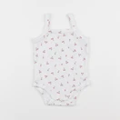 Vertbaudet - body blanc, rouge - 9 ans