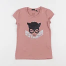 IKKS - tee-shirt rose - 6 ans