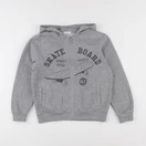 Vertbaudet - sweat gris - 10 ans