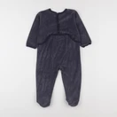 Petit Bateau - pyjama velours bleu - 18 mois