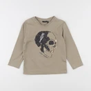 IKKS - tee-shirt beige - 4 ans