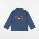 Vertbaudet - sous-pull bleu - 24 mois