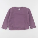 Vertbaudet - sweat violet - 4 ans