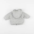 Vertbaudet - veste doublé beige - 3 mois