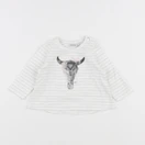 IKKS - tee-shirt blanc - 6 mois