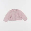Gocco - gilet rose - 1/3 mois