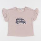 IKKS - tee-shirt rose - 12 mois