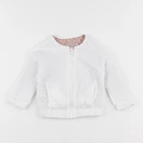 IKKS - veste réversible blanc - 12 mois