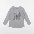 Bonton - tee-shirt gris - 4 ans