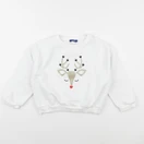Okaidi - sweat blanc - 5 ans