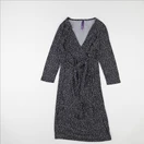 Seraphine - robe allaitement noir, blanc - 36