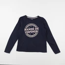 Vertbaudet - tee-shirt bleu - 10 ans