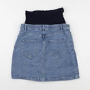 Envie de fraise - jupe grossesse bleu - 38