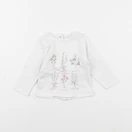 Vertbaudet - tee-shirt blanc - 3 mois