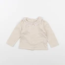 Vertbaudet - tee-shirt beige - 6 mois