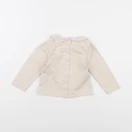 Vertbaudet - tee-shirt beige - 6 mois