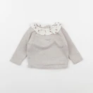 Vertbaudet - pull beige - 6 mois