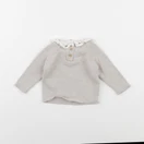 Vertbaudet - pull beige - 6 mois