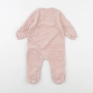 Vertbaudet - pyjama velours rose - 9 mois
