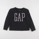 GAP - sweat noir, rose - 8 ans