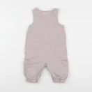 Jacadi - combinaison doublé marron, blanc - 6 mois