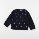 Jacadi - sweat bleu - 24 mois