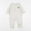 Vertbaudet - pyjama velours beige - 6 mois