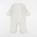 Vertbaudet - pyjama velours beige - 6 mois