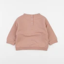 Vertbaudet - sweat rose - 9 mois