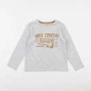 Vertbaudet - tee-shirt gris - 5 ans