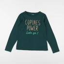 Vertbaudet - tee-shirt vert - 8 ans