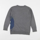 Vertbaudet - pull gris - 8 ans