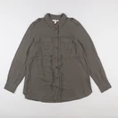 H&M - blouse grossesse vert - s