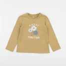 Vertbaudet - tee-shirt jaune - 4 ans