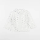 Vertbaudet - sous-pull blanc - 2 ans