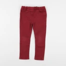 Vertbaudet - jegging rouge - 4 ans