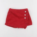 Vertbaudet - jupe short rouge - 5 ans