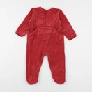 Petit Bateau - pyjama velours rouge - 18 mois