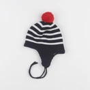 Jacadi - bonnet bleu, blanc - 18 mois