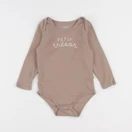Vertbaudet - body marron - 24 mois