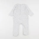 Vertbaudet - pyjama velours blanc, rouge - 18 mois
