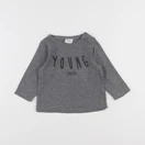 Tape à l'oeil - tee-shirt gris - 6 mois