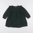 Vertbaudet - robe vert, or - 3 ans