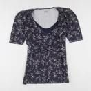Envie de fraise - tee-shirt allaitement, grossesse bleu, blanc - 40 à 42