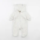 H&M - combi-pilote blanc - 0/1 mois
