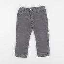 Vertbaudet - pantalon doublé gris - 2 ans