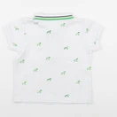 Jacadi - polo blanc, vert - 36 mois