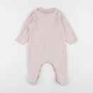 Petit Bateau - pyjama velours rose - 9 mois