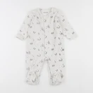 Vertbaudet - pyjama velours beige - 9 mois